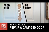How to Fill and Repair a Damaged Hollow Core Door